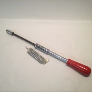 Hilka 500 MM Spiral Ratchet Driver Screw Driver NOS Wooden Handle Quality Tools